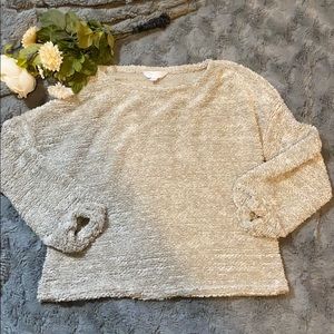 Lauren Conrad fuzzy sweater